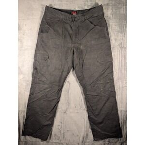 Wrangler Workwear Men's 36 x 32 Relaxed Fit Cargo Pants Grey Distressed Grunge